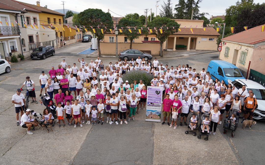 Castillejo de Mesleón camina unido por la esperanza y en recuerdo de Paula