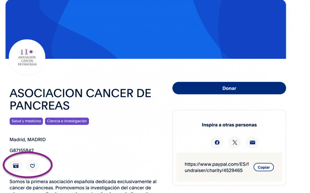 ¡Paypal lo pone fácil! Con solo 1€, puedes apoyar nuestra causa durante el mes de febrero